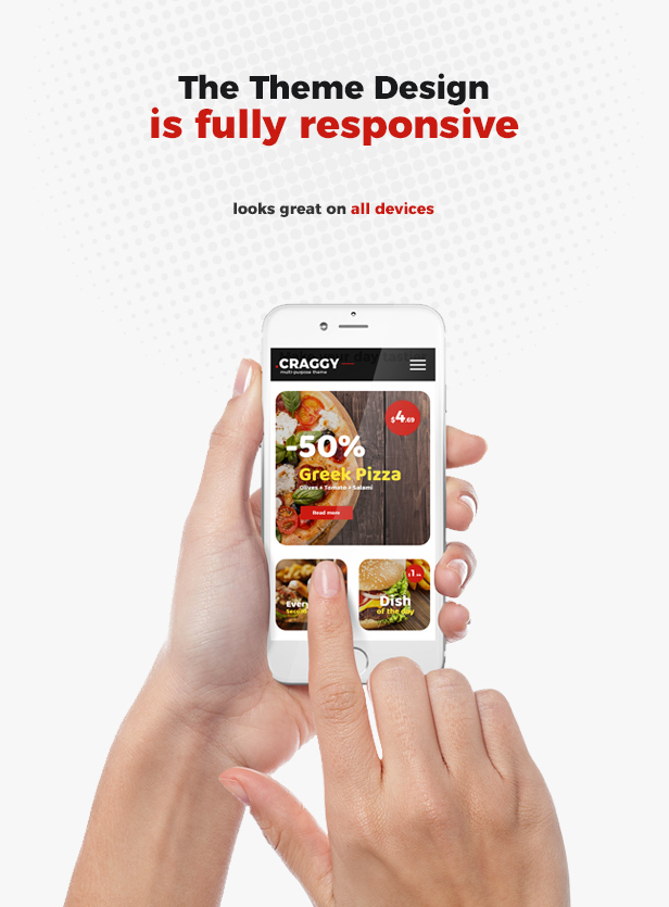 Craggy - Food Delivery, Services & Bitcoin Crypto Currency Multi-purpose WordPress Theme - 9