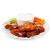 Chicken wings with sauce
