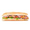Hotdog with ham