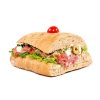 Sandwich with salami